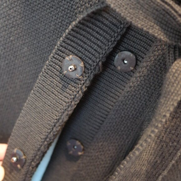 Elie Tahari Oriana Sweater Dress Womens Size Large Merino Wool Rabbit Fur - Picture 6 of 12